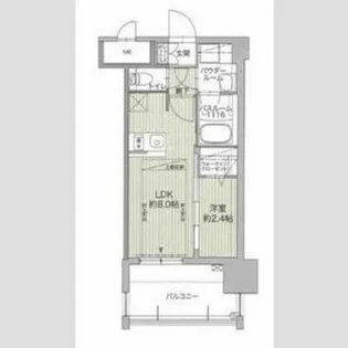 グランフォーレ博多ウォーターフロント【14階】の間取り