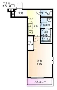 フジパレス武庫之荘本町EAST【3階】の間取り