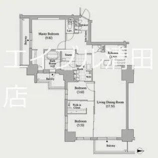 Fリミテッド北広島【4階】の間取り