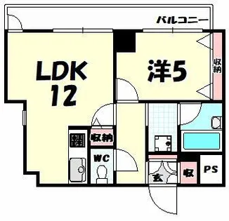 SANKO ラフィーネ三宮【7階】の間取り