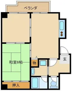 アベリア壱番館【4階】の間取り