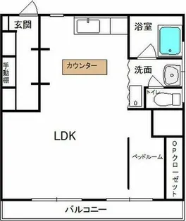 今枝ビル【4階】の間取り