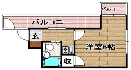 アンフィニィ島上【301号室】の間取り