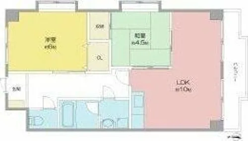 サンライズ入場【4階】の間取り