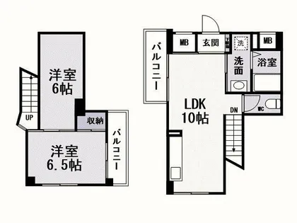 Fortuna【6階】の間取り