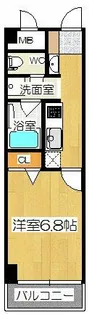 エグゼK&KⅡ【6階】の間取り