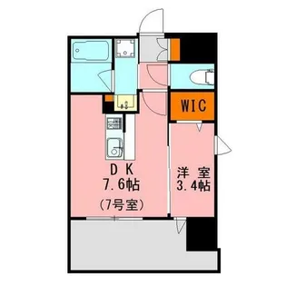 LANDIC BAY FIELD【7階】の間取り