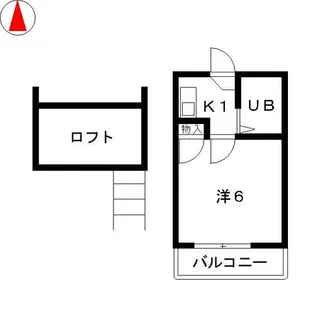 1Rの間取り画像