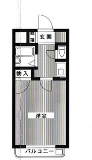 ユートピアマンション住吉【610号室】の間取り