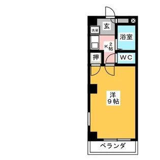 グリーンヒルズ山田15【1階】の間取り