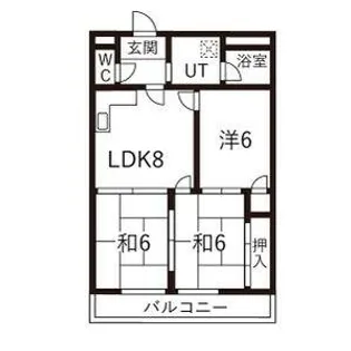 スカイメゾン【4階】の間取り