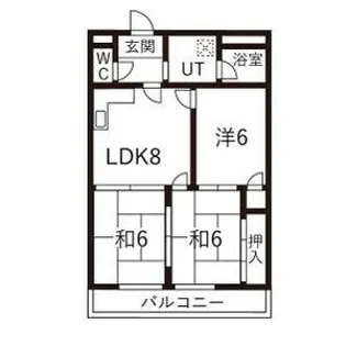 スカイメゾン【4階】の間取り