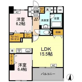 アイ ハウス【4階】の間取り