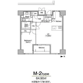 グラン・アベニュー栄【13階】の間取り