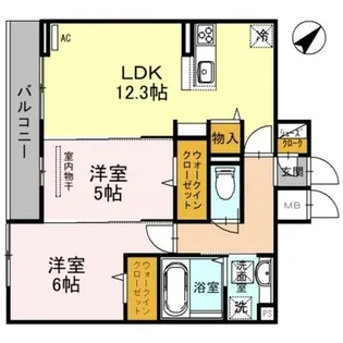 Mサンシャイン【3階】の間取り
