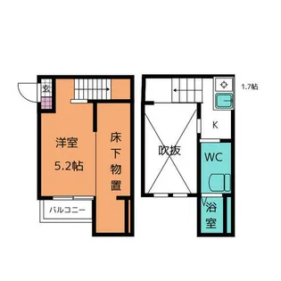アドラブール新守山【1階】の間取り