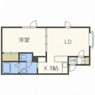 トークス91【1-D号室】の間取り