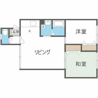 メゾンゴールド【2号室】の間取り