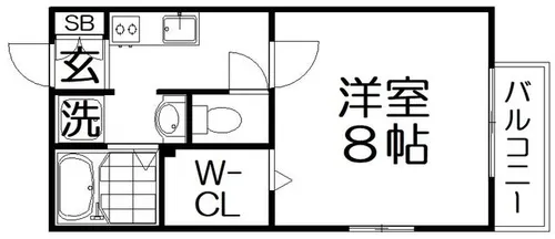 コンフォートⅡ【2階】の間取り