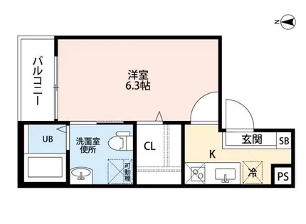 ペトリコール砂田【2階】の間取り
