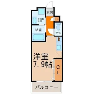 エスポアール泉【6階】の間取り