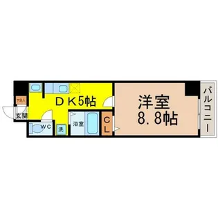 ソレアード関戸【7階】の間取り