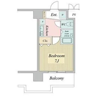 パークフラッツ金山【10階】の間取り