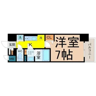 ル・シエル大秋【3階】の間取り