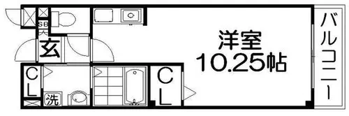 シュテルン星田【2階】の間取り
