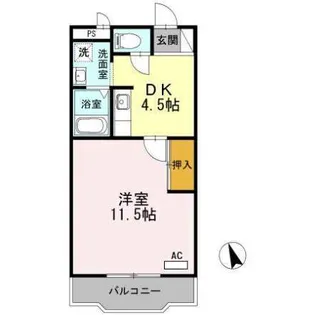 エキスパートヴィラ【3階】の間取り
