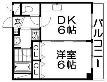 第2杉本マンション【3階】の間取り
