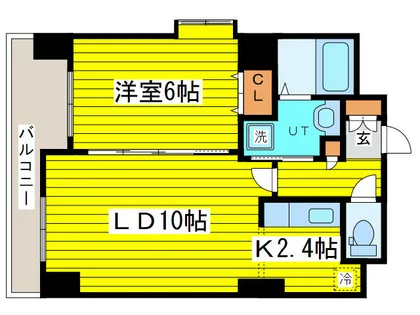 ノースパレス元町【407号室】の間取り