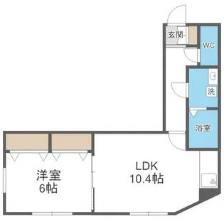 リバティ49【4階】の間取り