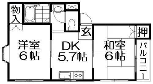 メゾン・ティグレ【3階】の間取り