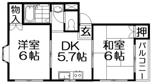 メゾン・ティグレ【3階】の間取り