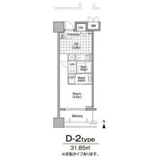 グラン・アベニュー栄【6階】の間取り
