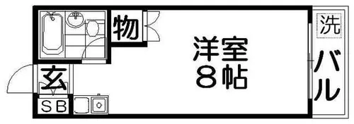 アーバン富士【3階】の間取り