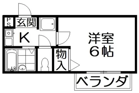 積和マンション【3階】の間取り