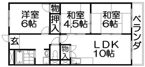 アメニティコート【3階】の間取り