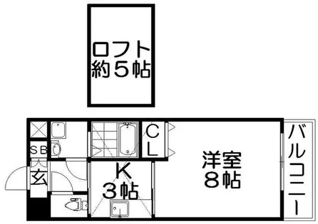 ロータリーマンション香里西之町【9階】の間取り