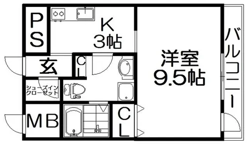 レオンズビル【7階】の間取り