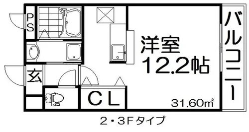 トリオンファーレ【3階】の間取り