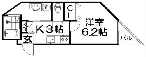 アンリシールIII【4階】の間取り
