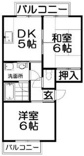 レジデンスピュア【2階】の間取り