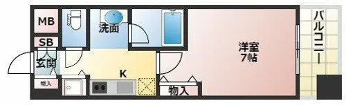 アーデン江坂【10階】の間取り