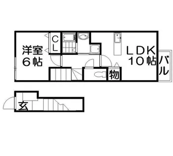 ピュア ファウンテン ヴィラⅢ【2階】の間取り