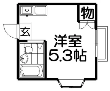 エルカーサ津田【1階】の間取り