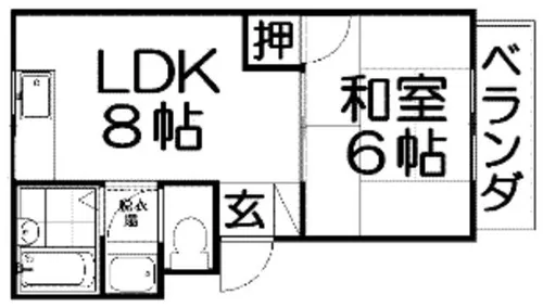 Mプラザ津田駅前5番館【2階】の間取り