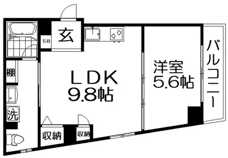 ピコットⅦ【2階】の間取り