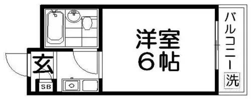 プレアール萱島【3階】の間取り
